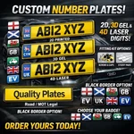 Number Plates 2D, 3D, 4D Road/mot Legal Car Scotland Wales Gb England Ev Uk. Fixed Price $37.60.