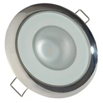 Lumitec Mirage Flush Mount Down Light - Spectrum Rgbw Polished Bezel 113117. Fixed Price $145.49.