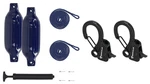 Rockville FEN245-NAVY Blue Boat Fender Bumpers 4.5"X16", Lines Pump+clips. Fixed Price $62.95.