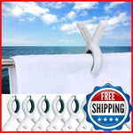 Hushee 8PK Marine Boat Rail Towel Clips, Storm Proof, Large, Multi-purpose Organ. Fixed Price $14.51.