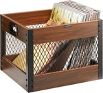 X-cosrack Vinyl Record Storage Crate, Wooden Lp Album Shelf. Fixed Price $52.39.