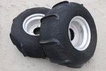 25" Paddle Sand Tires Skat Trak Hauler Extreme Dwt .190 4/156 Rims Polaris Rzr. Fixed Price $999.99.