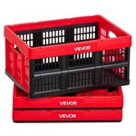 Vevor Plastic Collapsible Storage Bins, Packs, 32L-RED-3PC,. Fixed Price $69.49.
