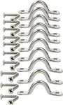10 Pcs Stainless Steel Boat Top Pad Eye Straps For Kayak Rigging Tie Down. Fixed Price $13.99.