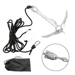 Portable Folding Anchor Buoy Kit 7LB For Canoe Kayak Raft Boat Fishing Jet Ski. Fixed Price $36.10.