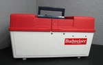 Vtg Plano Sportster Budweiser Fishing Tackle Box Cooler Combo 1980'S Crazy Rare. Fixed Price $75.00.