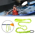 Kayak Canoe Paddle Leash Safety Fishing Rod Pole Coiled Lanyard Cord Tie Rope. Fixed Price $8.57.