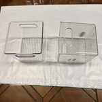 Idesign Bpa-free 6 Plastic Deep Kitchen Storage Bin With Handles (2 Pack). Fixed Price $18.00.