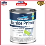 Totalboat Marine Topside Paint Primer For Fiberglass And Wood, White, Quart. Fixed Price $59.33.