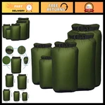 Pimoys 5 Pack Waterproof Dry Sacks, Lightweight Outdoor Bags 20L /12L. Fixed Price $33.99.