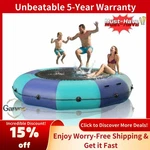 Double Elastic Rope 10X10FT Pvc Inflatable Water Trampoline & Paddle Board. Fixed Price $209.59.