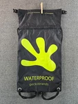 Gecko Brands Waterproof Backpack Black 10L Drawstring Roll Down Top. Fixed Price $9.95.