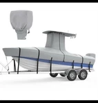 Rvmasking Upgraded 1200D T-top Boat Cover Waterproof 24 -26 Beam, 112 Width. Fixed Price $149.99.