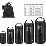 Waterproof Dry Bag Backpack For Kayaking, Hiking, Camping - 5L/10L/20L. Fixed Price $11.95.
