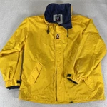 Against The Elements Jacket Mens Xl Yellow Inshore Waterproof Hooded Rain Coat. Fixed Price $27.99.