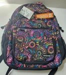 Yak Pak Backpack Bag Lightweight Packpack Casual Multicolor W/ Side Mesh Pockets. Fixed Price $49.99.