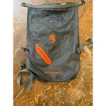 Geckobrands Waterproof 30L Roll-top Backpack Black With Orange Accents. Fixed Price $29.00.