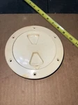 Beckson 4 Smooth Center Screw Out Deck Marine Boat Access Cover Plate Cream. Fixed Price $17.79.