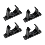 Quluxe Deck Mount 4-PIECE Paddle Clip Holder, Plastic, Black For Canoes, Kaya.... Fixed Price $17.75.
