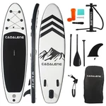 10FT Inflatable Stand Up Fishing Paddleboard, Premium Accessories. Fixed Price $145.74.