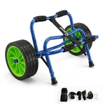 Newcod Kayak Cart, Dolly With Airless Tire For 10" Green Wheel,. Fixed Price $127.70.