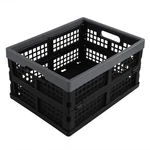 Anbers Black Plastic Storage Crate, 16 Liter Collapsible Bin/containe.... Fixed Price $25.08.