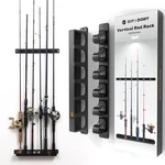 Ojydoiiiy Wall Mount Fishing Rod Holders,vertical Pole Storage Rack For. Fixed Price $18.29.