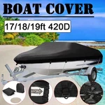 17-19FT Heavy Duty Speedboat Cover Waterproof Fish Ski V-hull Tri-hull 102". Fixed Price $53.99.