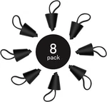 8PCS Kayak Scupper Plugs Universal Drain With Lanyard. Fixed Price $13.70.