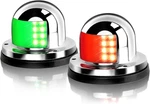 Obcursco Boat Navigation Lights, Led Red And Green Deck Mount For Port,. Fixed Price $20.96.