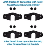4X Ama Bracket Kit For Hobie Island Adventure / Tandem -replaces Bungee System. Fixed Price $60.99.