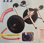 Wheeleez Kayak Canoe Cart Tuff-tire New Collapsible Heavy Duty Beach Dolly. Fixed Price $75.00.