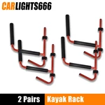 Pair Kayak Rack Ladder Wall Mount Storage Bike Surfboard Canoe Fold Hanger. Fixed Price $89.08.