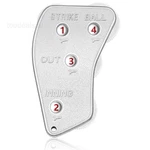 1 Pack 4 Wheel Baseball Umpire Clicker Indicator Gear Practical Silver. Fixed Price $20.23.