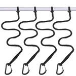 Moocy Kayak Paddle Leash, 3-7 Ft Stretchable Strap Lanyard For 4 Pack, Black. Fixed Price $23.90.