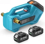 Cordless Transfer Pump For Water/diesel, 760GPH Self-priming 2 4000MAH Rechargea. Fixed Price $230.54.