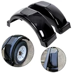 Ecotric 2 Pcs Trailer Fenders W/steps Compatible With 13" Diameter Wheels Tir.... Fixed Price $89.26.