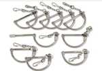 2 Genuine German Army Duffle Bag Lock Military Sea Sack Ring Metal Luggage New. Fixed Price $18.00.