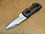 Vintage Gerber Italy River Shorty Blunt Tip Sports Knife With Sheath.. Fixed Price $35.00.
