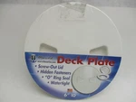 DPS-6-2-DP Th Marine 6" I.d. White Twist Out Low Profile Watertight Deck Plate. Fixed Price $21.99.