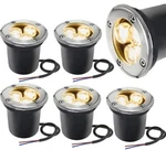 1-6 Pack Led Ground Light Buried Outdoor Garden Waterproof 3000K 6000K 3W 300LM. Fixed Price $102.00.