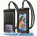 Unbreakcable Floating Waterproof Phone Pouch 2 Pack, IPX8 Case. Fixed Price $30.62.
