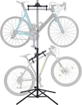 Raxgo 2-BIKE Garage Storage Rack Freestanding Adjustable Hooks Black. Fixed Price $100.00.