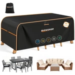Best Rectangular Patio Furniture Cover Heavy-duty 600D Cotton Waterproof Outdoor. Fixed Price $52.67.