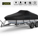 1200D Heavy Duty Trailerable Fit 16-22FT V-hull Fish & Ski Boat Cover Waterproof. Fixed Price $114.39.