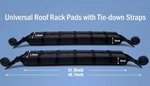 Woowave Kayak Roof Rack Pads Universal Soft Carrier. Fixed Price $38.00.