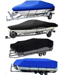 Heavy Duty 210D Marine Grade Waterproof Boat Cover Fit V-hull Tri-hull Runabout. Fixed Price $54.99.