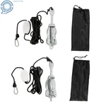 2 New 7.05LB Silver Marine Kayak Folding Anchor Kit For Pwc Canoe Jet Ski. Fixed Price $63.80.