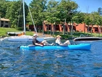 Hobie Mirage Kayaks ( Set Of Two) With Trailer. Fixed Price $3000.00.