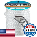 Dedu 3/8 Inch 150 Ft Anchor Rope Boat Solid Braid Mfp Line. Fixed Price $58.79.